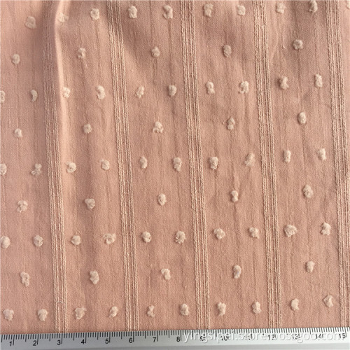 Stocklot jacquard woven 100% pure cotton fabric